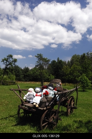 Őrségi táj Szalafőn-stock-foto