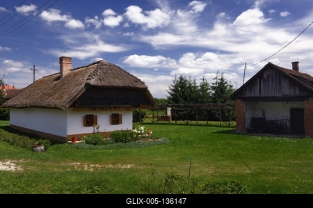 Nagyrákos, tájház-stock-foto