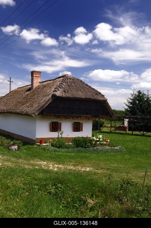 Nagyrákos, tájház-stock-foto