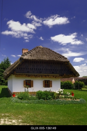 Nagyrákos, tájház-stock-foto