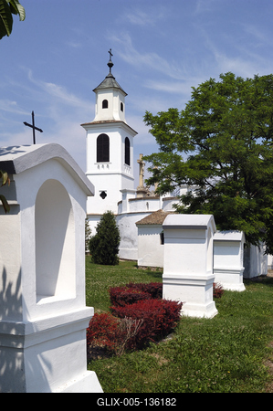 Bátaszék, Kálvária és kápolna-stock-foto