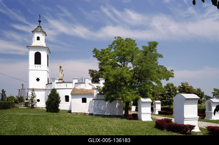 Bátaszék, Kálvária és kápolna-stock-foto