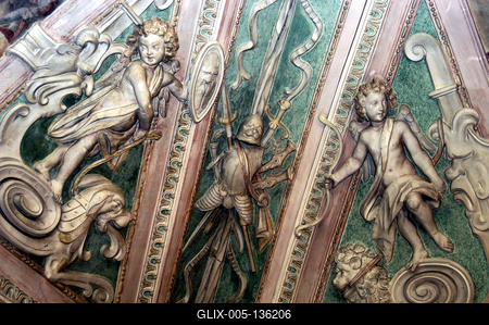 Sárvár, a Nádasdy-vár lovagterme-stock-foto