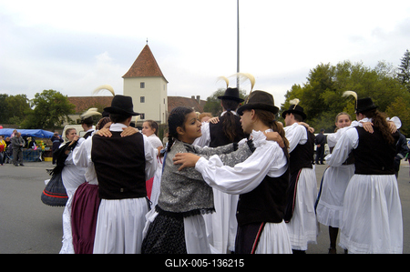 Sárvár, szüreti felvonulás-stock-foto