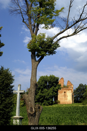 Cikói, Máriaszéplaki templomrom-stock-foto