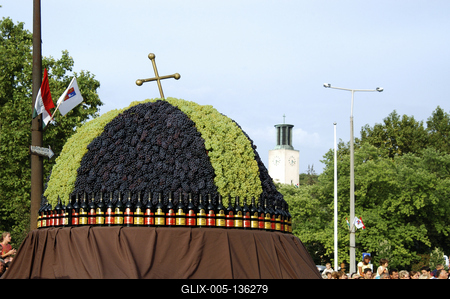 Balatonboglári Szüreti Fesztivál 2006-stock-foto