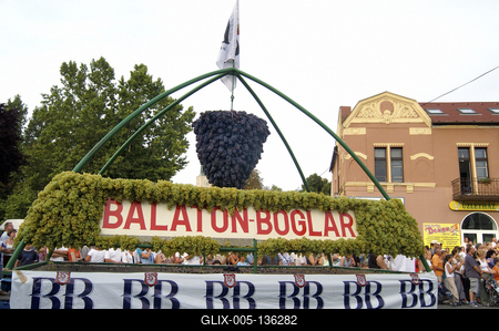 Balatonboglári Szüreti Fesztivál 2006-stock-foto