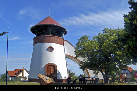 Zamárdi, Kőhegyi kilátó-stock-foto