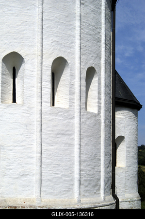 Kallósdi kerektemplom (Szent Anna templom)-stock-foto