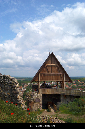 A Nógrádi vár-stock-foto