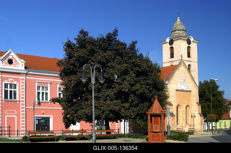 Vasvári domonkos kolostor-stock-foto