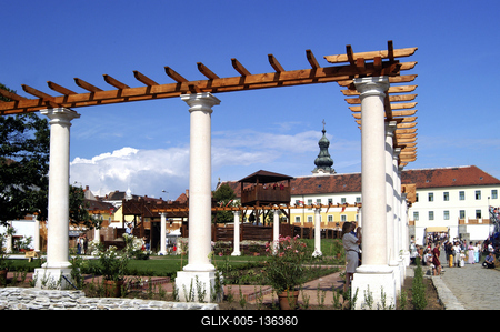 Szombathely, Történelmi Témapark-stock-foto