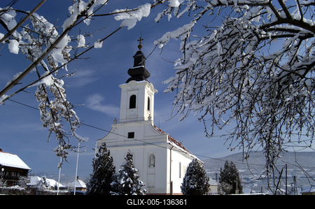 Jobbágyi, Szent György templom-stock-foto