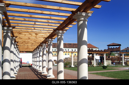 Szombathely, Történelmi Témapark-stock-foto