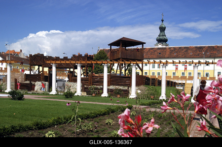 Szombathely, Történelmi Témapark-stock-foto