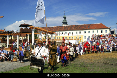 Szombathely, Történelmi Témapark-stock-foto