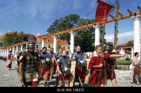 Szombathely, Történelmi Témapark-stock-foto