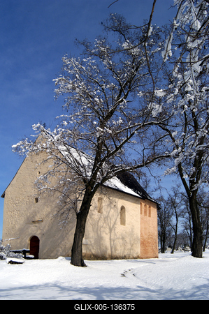 Egyházasdengeleg, Szent Imre-templom-stock-foto
