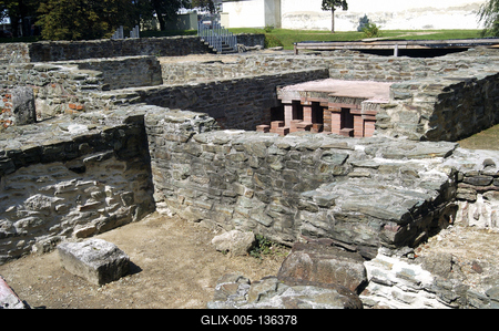 Szombathely, Romkert-stock-foto