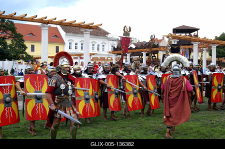 Szombathely, Savaria Történelmi Karnevál-stock-foto