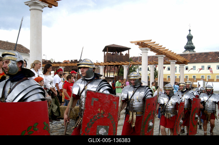 Szombathely, Savaria Történelmi Karnevál-stock-foto