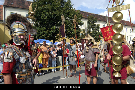 Szombathely, Savaria Történelmi Karnevál-stock-foto