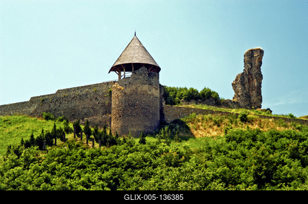 A Nógrádi vár-stock-foto