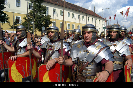 Szombathely, Savaria Történelmi Karnevál-stock-foto