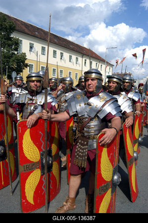 Szombathely, Savaria Történelmi Karnevál-stock-foto