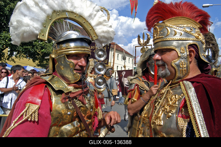 Szombathely, Savaria Történelmi Karnevál-stock-foto