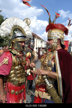 Szombathely, Savaria Történelmi Karnevál-stock-foto