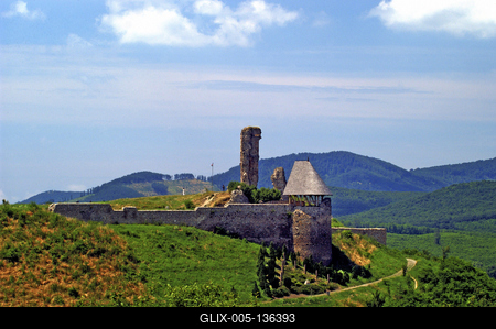 A Nógrádi vár-stock-foto