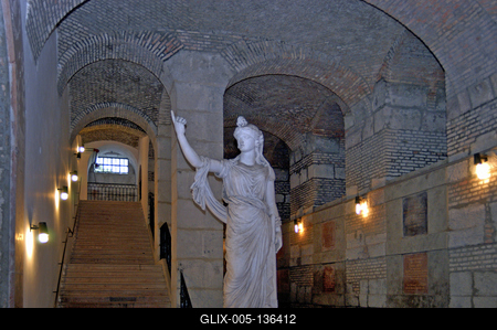 Az Esztergomi bazilika altemploma-stock-foto