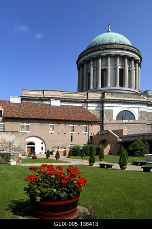 Esztergomi bazilika-stock-foto