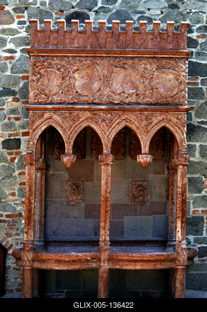 Visegrád, Királyi palota-stock-foto