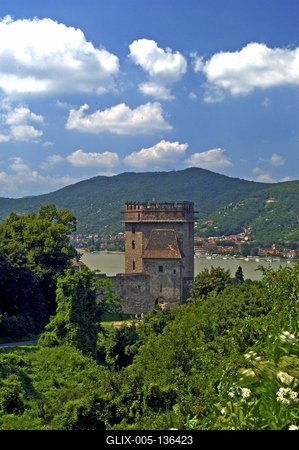 Visegrád, Alsóvár (Salamon-torony)-stock-foto