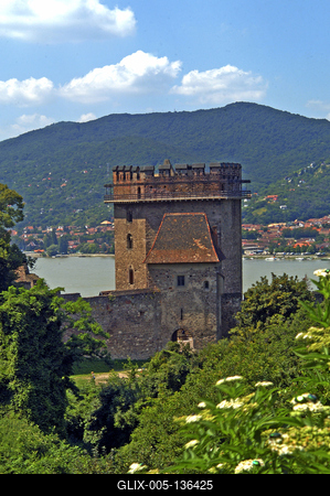 Visegrád, Alsóvár (Salamon-torony)-stock-foto