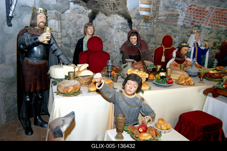 Visegrád, Panoptikum a Visegrádi várban-stock-foto