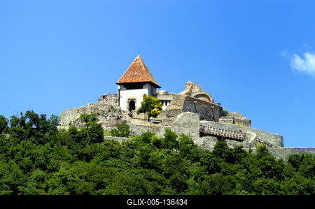 Visegrád, Fellegvár-stock-foto