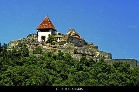 Visegrád, Fellegvár-stock-foto