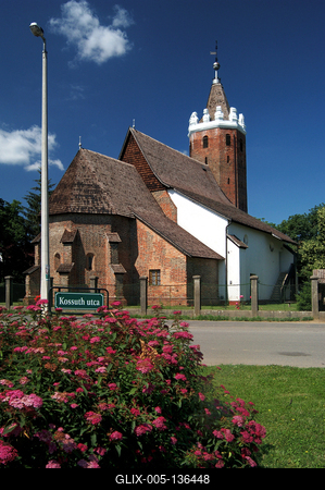 Csengeri református templom-stock-foto