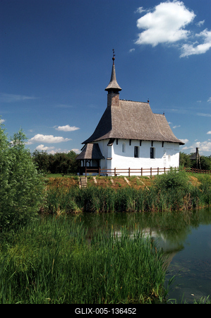 Csengersimai református templom-stock-foto