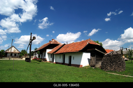 Fülesd, Falumúzeum (skanzen)-stock-foto