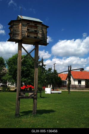 Fülesd, Falumúzeum (skanzen)-stock-foto