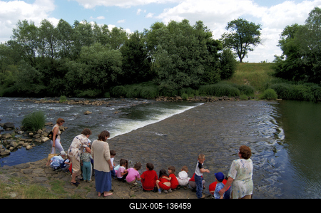 Sonkád, "Kisbukó" gát-stock-foto