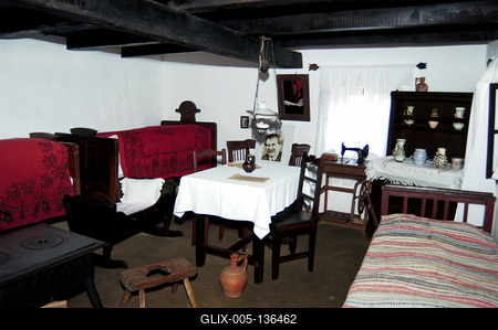 Tiszacsécse, Móricz Zsigmond emlékház-stock-foto