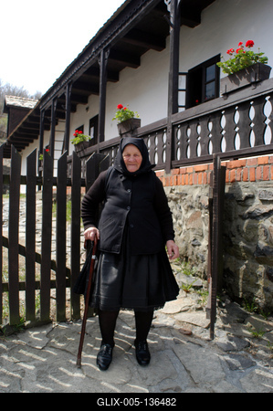 Hollókő, Ófalu védett falurész-stock-foto