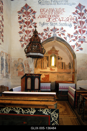 Csaroda, Református templom-stock-foto