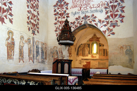 Csaroda, Református templom-stock-foto