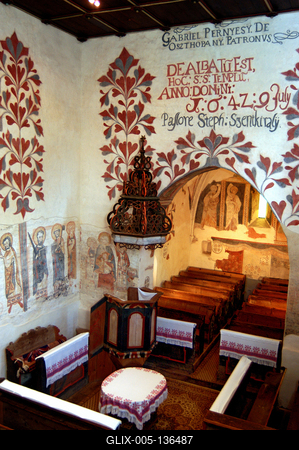 Csaroda, Református templom-stock-foto